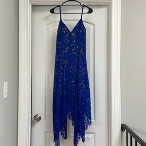 Lulus Blue Lace Dress